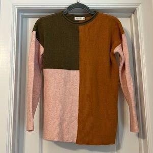 Roolee Reif Colorblock Sweater, S